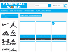 Tablet Screenshot of basketball-world.hu